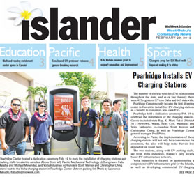 Pearlridge Installs EV Charging Stations
