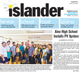 Aiea High School Installs PV System