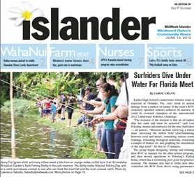 Surfriders Dive Under Water For Florida Meet