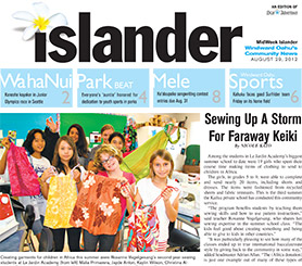 Sewing Up A Storm For Faraway Keiki