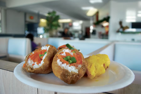 Sekiya’s Restaurant and Deli’s cone sushi Sekiya’s Restaurant and Deli’s cone sushi