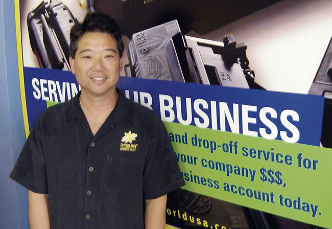 Wesley Hara of Cartridge World Honolulu Wesley Hara of Cartridge World Honolulu