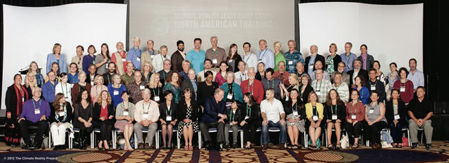That’s Chris Pascua of Mililani front and center with former VP Al Gore at the conference That’s Chris Pascua of Mililani front and center with former VP Al Gore at the conference