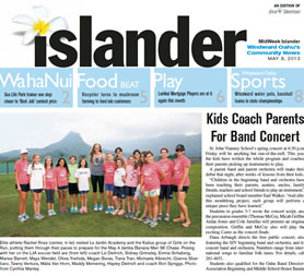 Kids Coach Parents For Band Concert