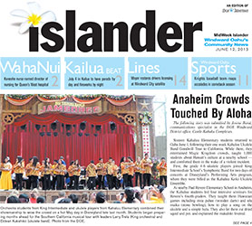 Anaheim Crowds Touched By Aloha