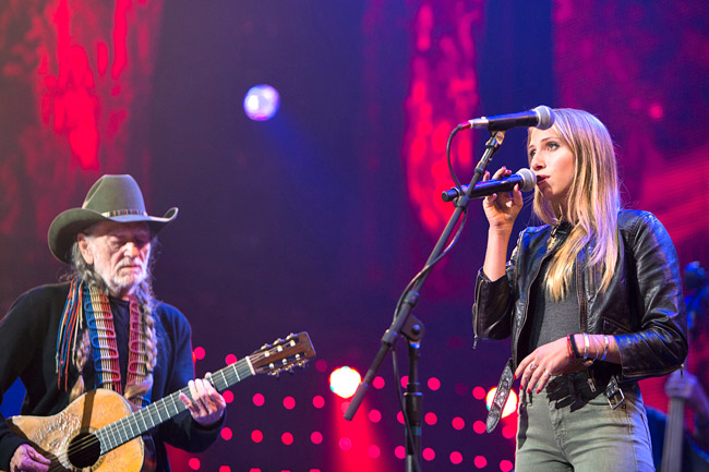 Meola performs with country music legend Willie Nelson | Courtesy photo