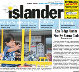 Koa Ridge Under Fire By Sierra Club