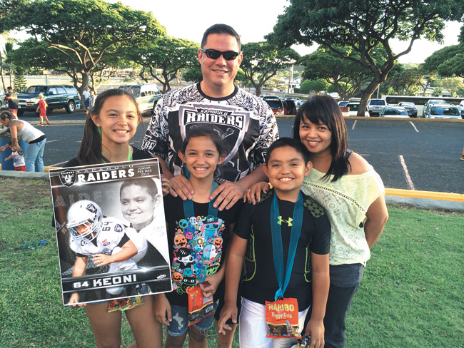The Veneri family: Julianne, Alyssa, John, Keoni and Apriyle. Photo courtesy Veneri family