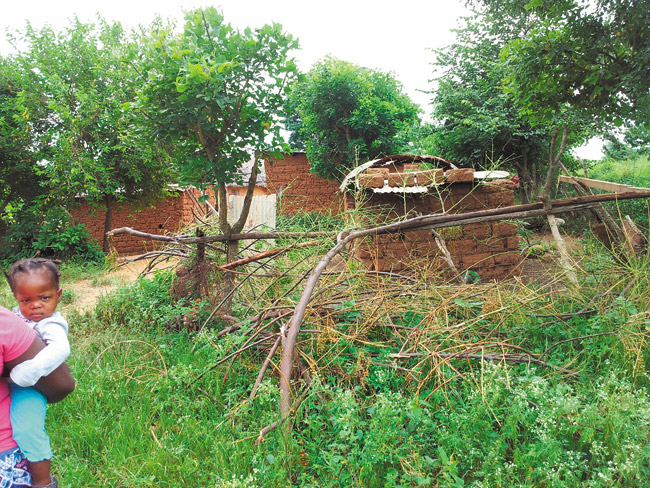 This hut is where the grandfather of ‘Oprah’ lives