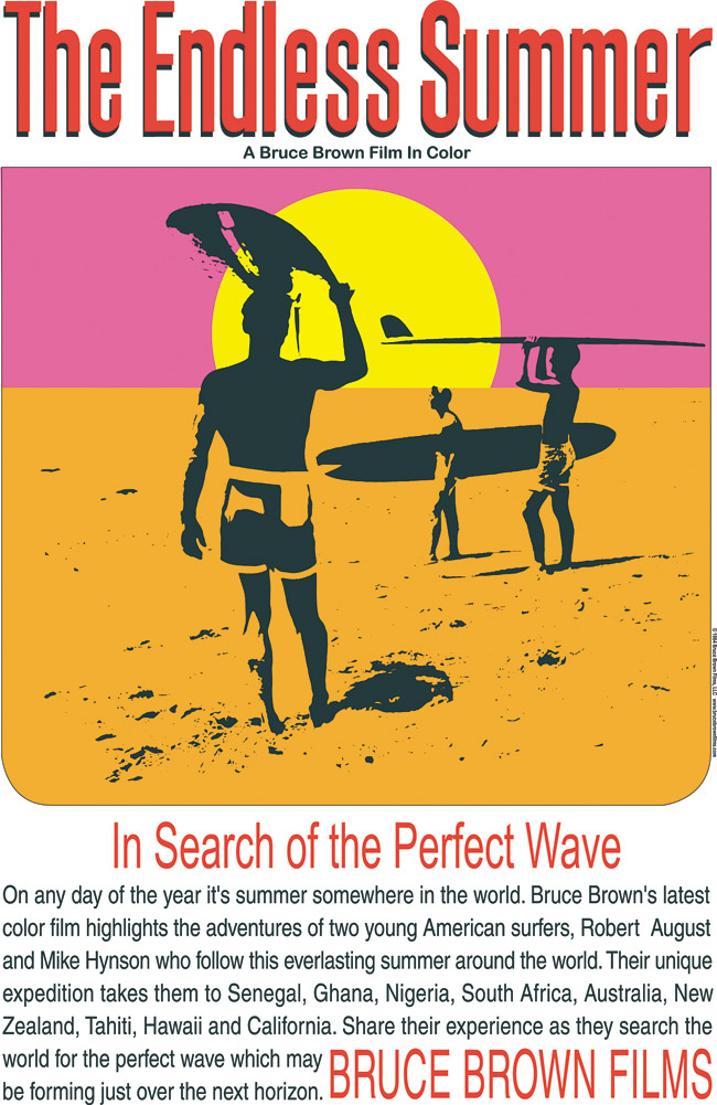 The Endless Summer original poster. Photo courtesy Bruce Brown Films LLC