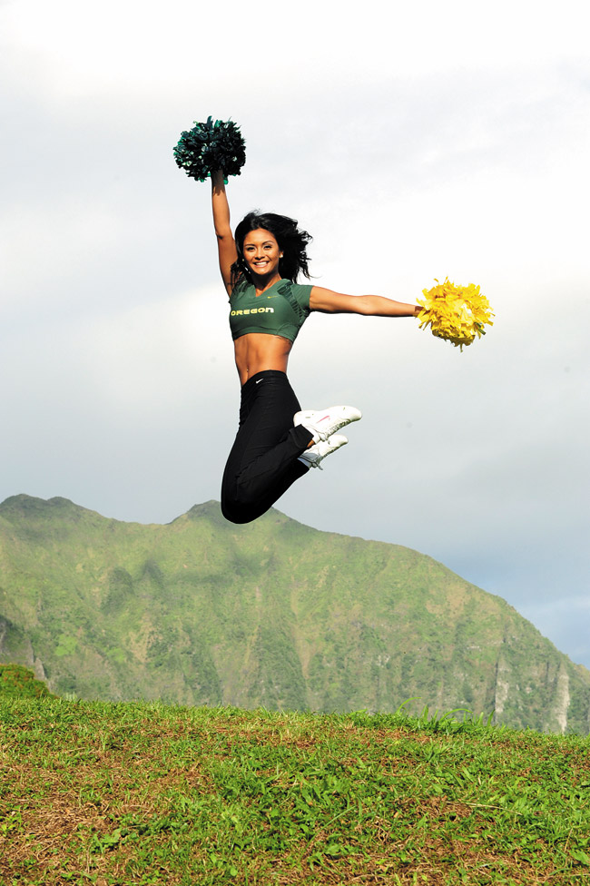 University of Oregon alumna Savannah Wolfe of Waipahu. Nathalie Walker photo