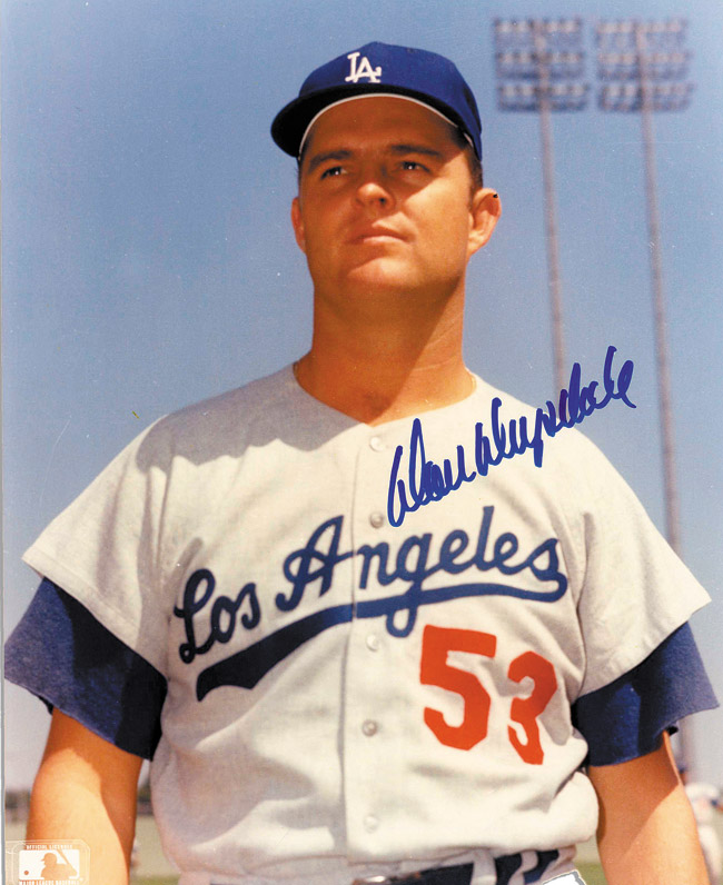 Don Drysdale wearing No. 53. Photo courtesy MLB