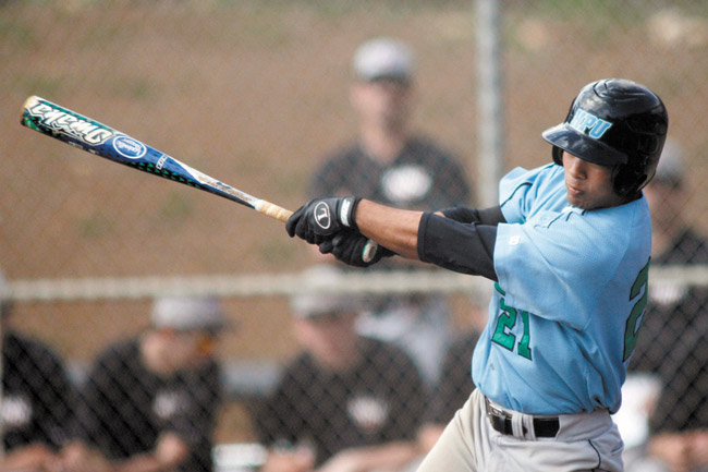 Derek Nakasato hit safely in 34 straight games for Hawaii Pacific University | HPU photo