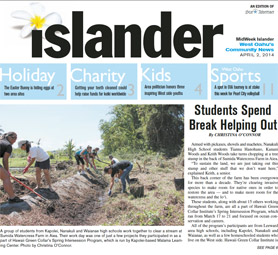 Students Spend Break Helping Out
