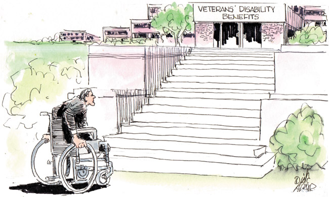 Dick Adair won a Pa'i Award for best editorial cartoon from the Hawaii Publishers Association for this poignant rendering