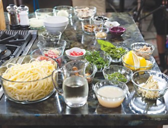 Ahi Pasta With A Splash Of Asian Flavor