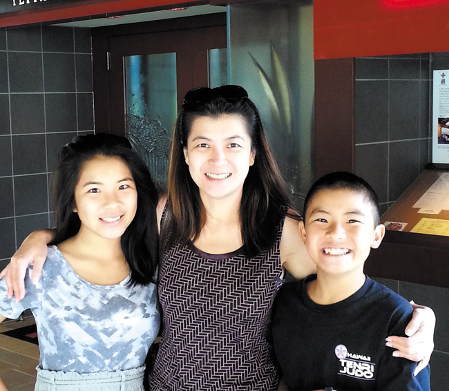 Skye, Pauline and Stirling Sakashita