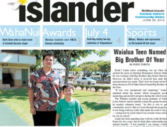 Waialua Teen Named Big Brother Of Year