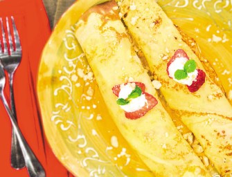 Tasty Macadamia Nut Crepes With Malika