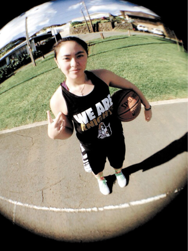 Castle High School's basketball ace Sierra Koki. Photo from Sierra Koki.