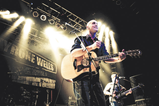 Singer-songwriter Tyrone Wells' folk-pop tunes have put him in the spotlight. MATT ROPER PHOTO