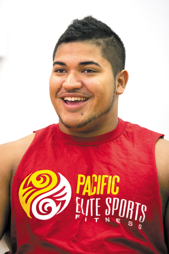 Breiden Fehoko of Farrington High. ANTHONY CONSILLIO PHOTO