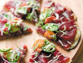 The Iron Chef’s Awesome Ahi Pizza
