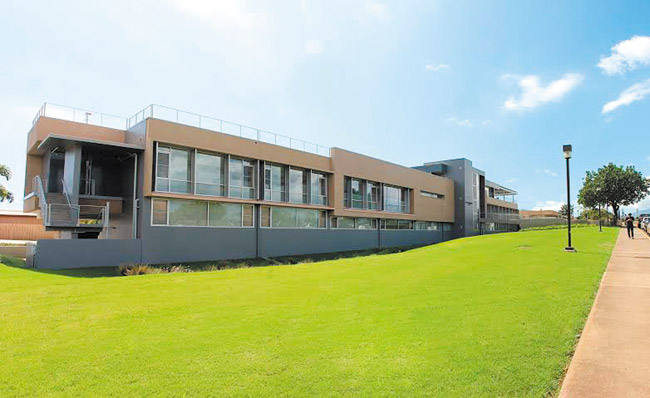 Leeward Community College now has a new education building. Photo courtesy Sen. Kidani's office.