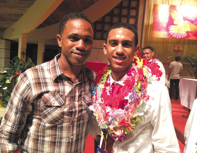 George and Kaleb Gilmore PHOTO COURTESY GEORGE GILMORE
