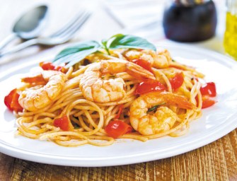 A Simply Satisfying Pasta With Shrimp