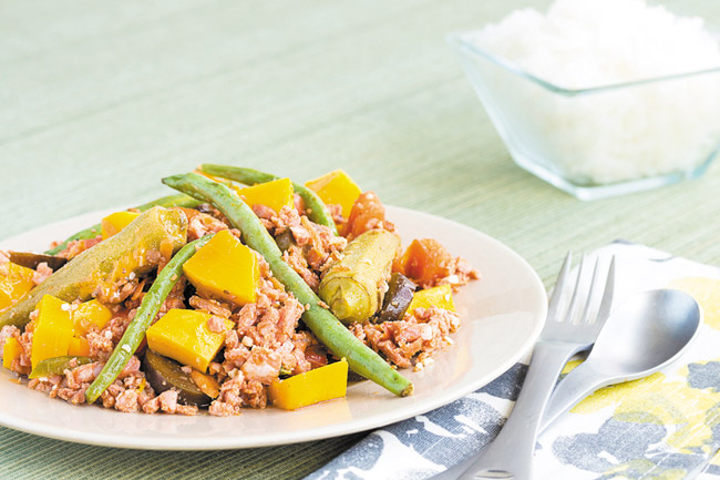 Mom's version of pinakbet is colorful and full of flavor LEIGH ANNE MEEKS PHOTO