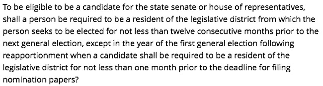 The authors's screen shot of the proposed Hawaii residency amendment