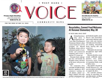 Recyclables, Canned Food Welcome At Honowai Elementary May 30