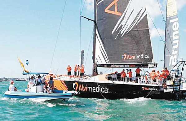 Sea Blade in rough conditions at the Volvo Ocean Race