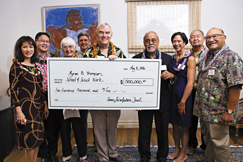 PHOTO BY SCOTT NISHI, UNIVERSITY OF HAWAII FOUNDATION