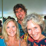 Niki and Richard Laver, and Merri Murphy